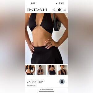 INDAH - halter bra top in size Small.